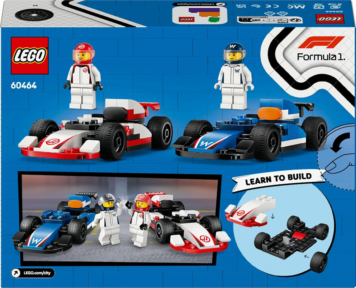 LEGO City F1 Williams & Haas – Set 2 Coches 60464