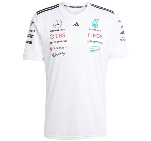 Camiseta Mercedes AMG Formula 1 Blanca 2025