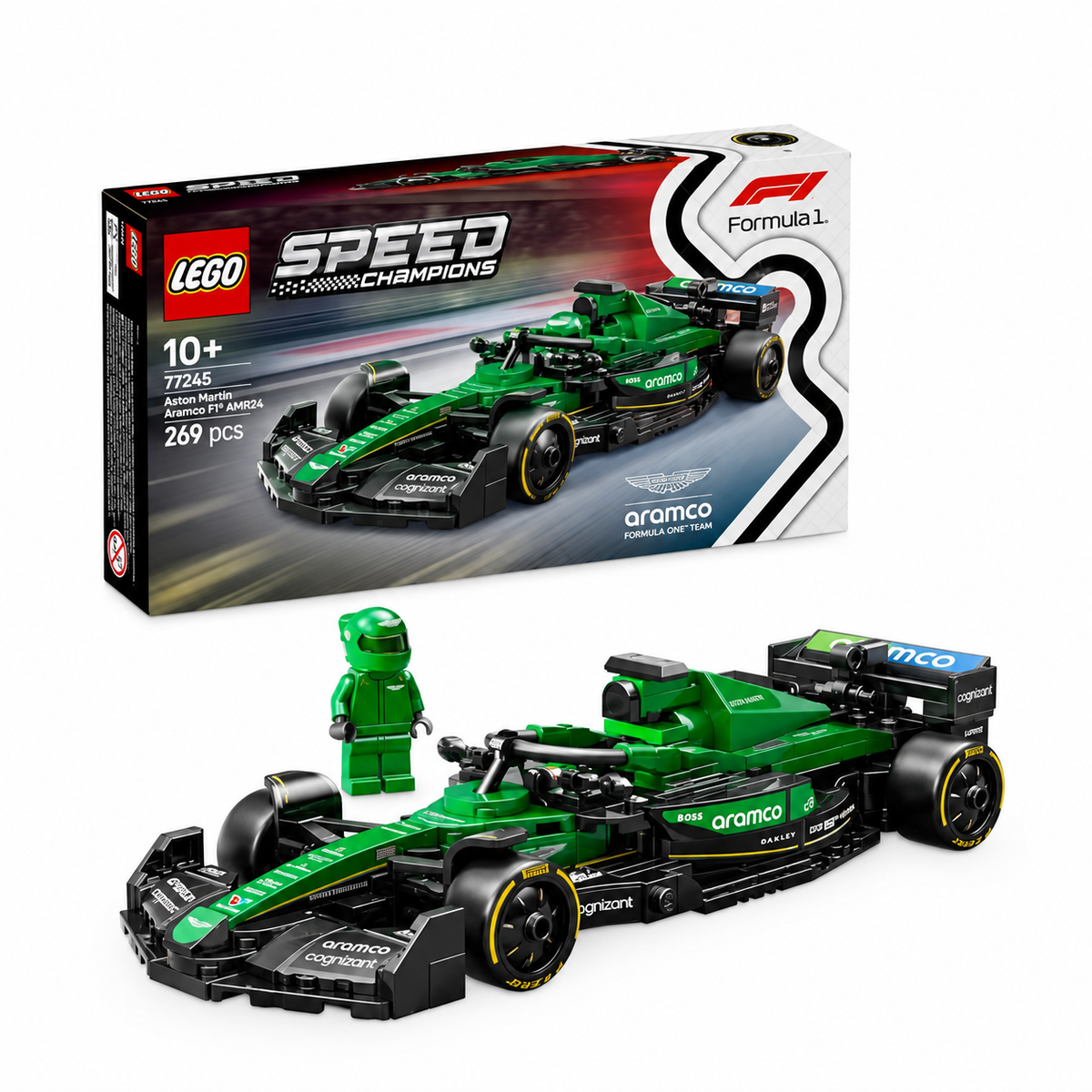 LEGO Speed Champions Aston Martin Aramco F1 AMR24