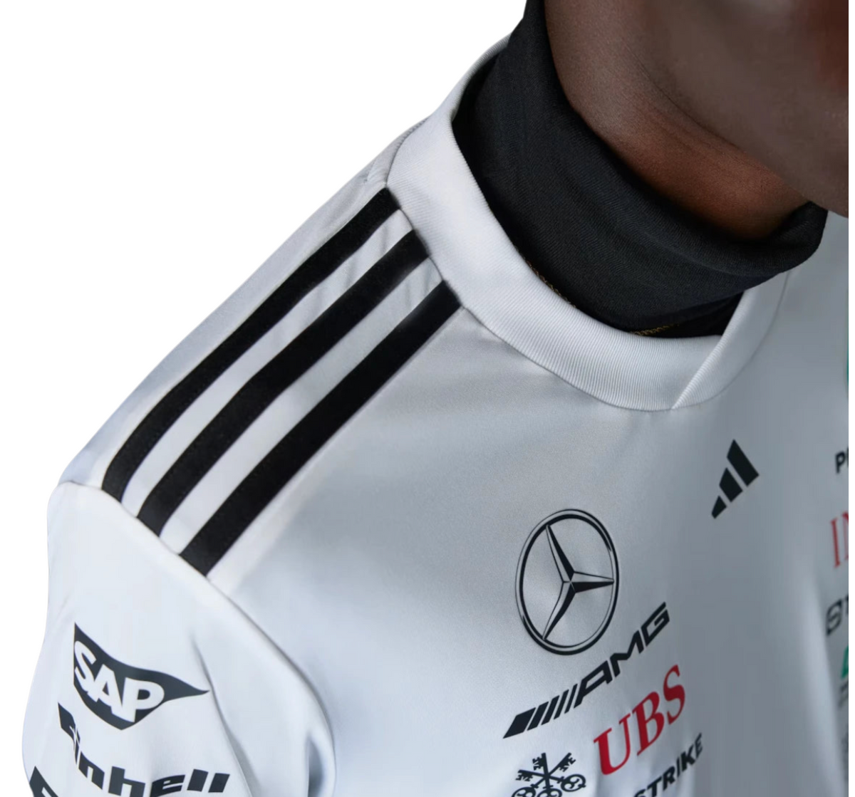Camiseta Mercedes AMG Formula 1 Blanca 2025