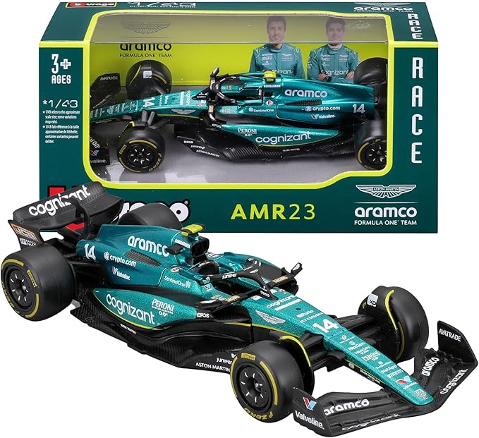 Miniatura Aston Martin AMR23 #14 1:43 (Bburago)
