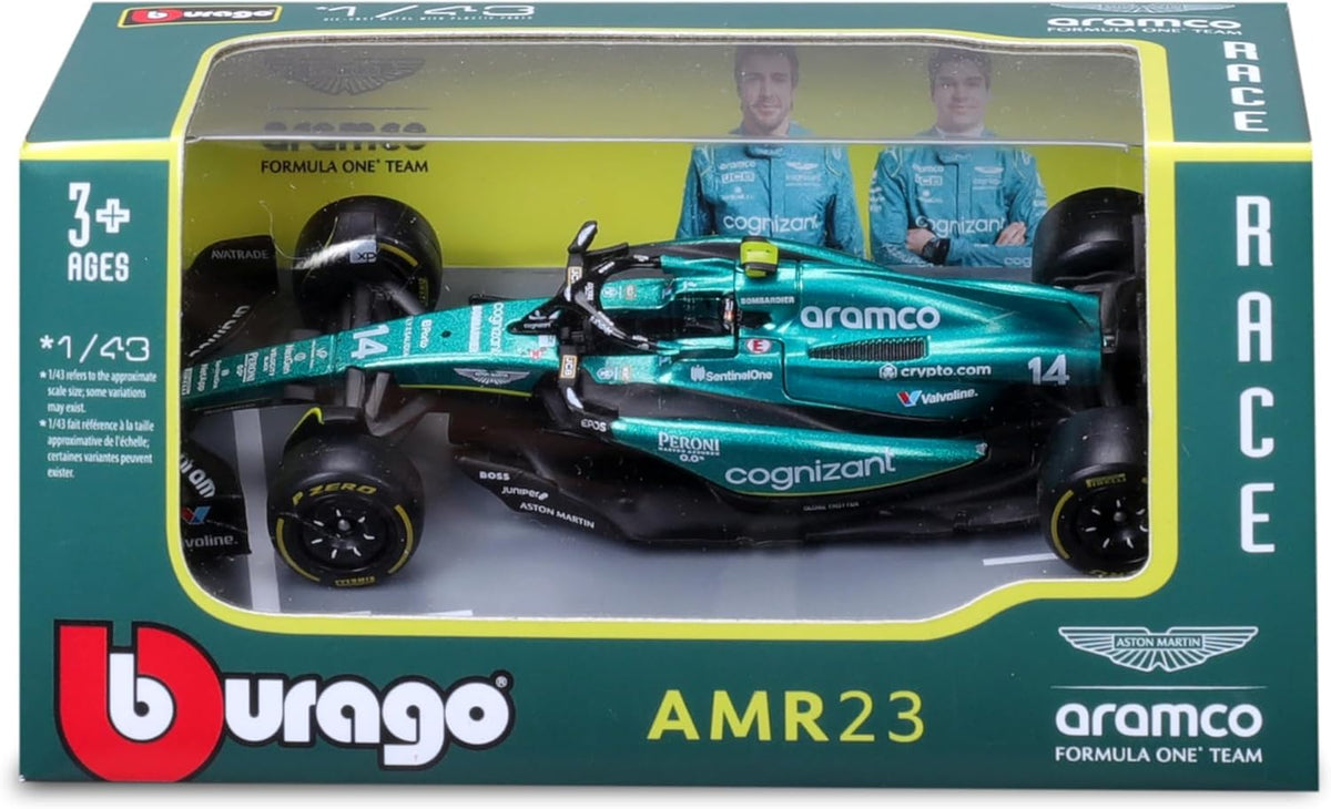 Miniatura Aston Martin AMR23 #14 1:43 (Bburago)