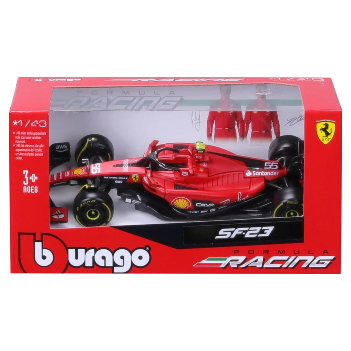 Miniatura Ferrari SF-23 Escala 1:43 – Burago