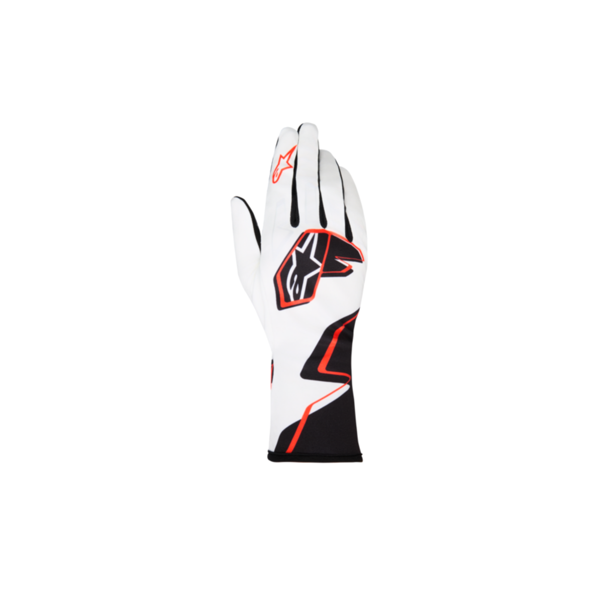 Guantes Alpinestars Tech-1 K Race V2 Graphic 1 Blanco/Naranja