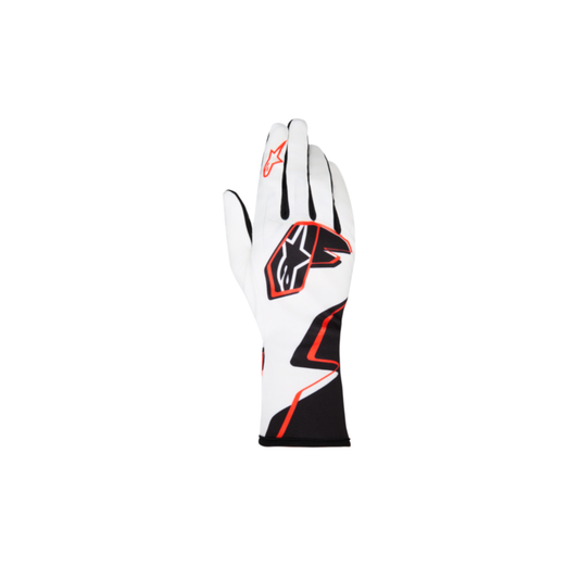 Guantes Alpinestars Tech-1 K Race V2 Graphic 1 Blanco/Naranja