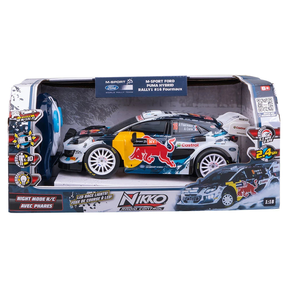 Coche RC Red Bull Ford 1:18 – Nikko