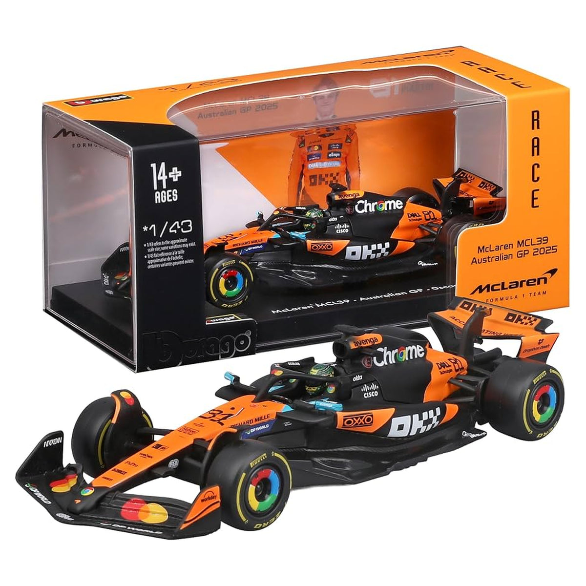 McLaren MCL39 #81 Oscar Piastri 2025 1:43