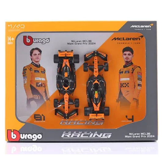Set McLaren MCL38 Norris + Piastri 1:43