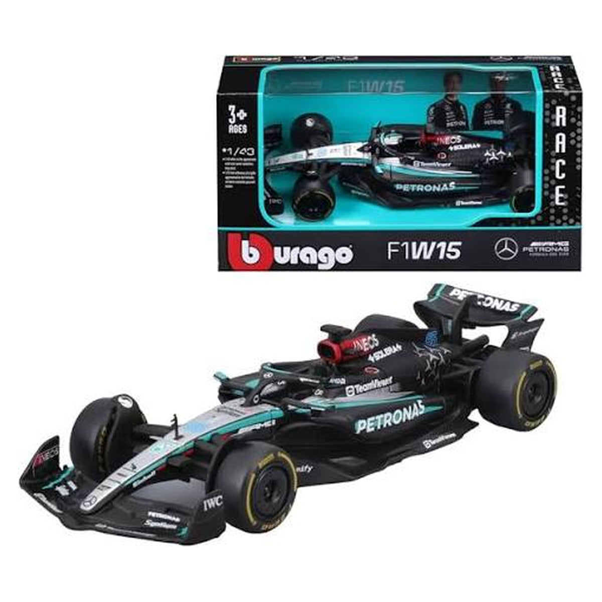 Mercedes-AMG W15 #63 George Russell 2024 1:43