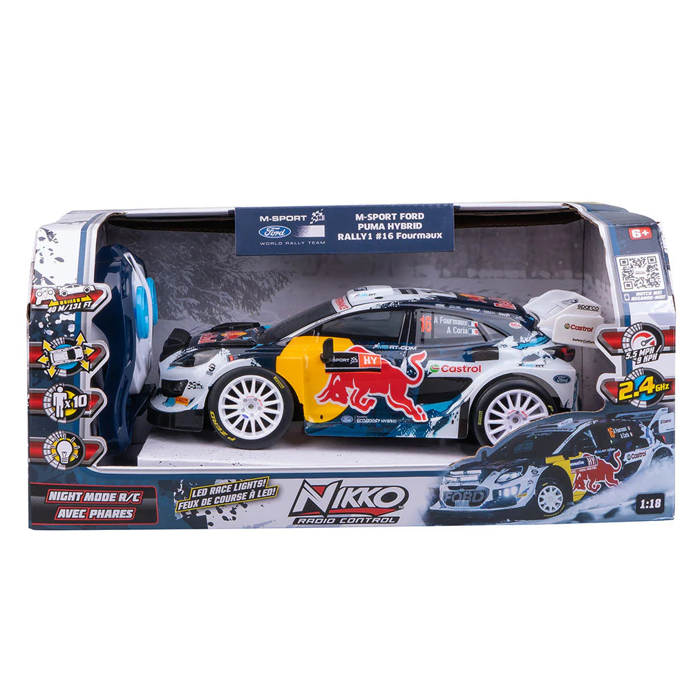 Coche RC Ford Puma Hybrid Rally1 25cm – M-Sport (Nikko)