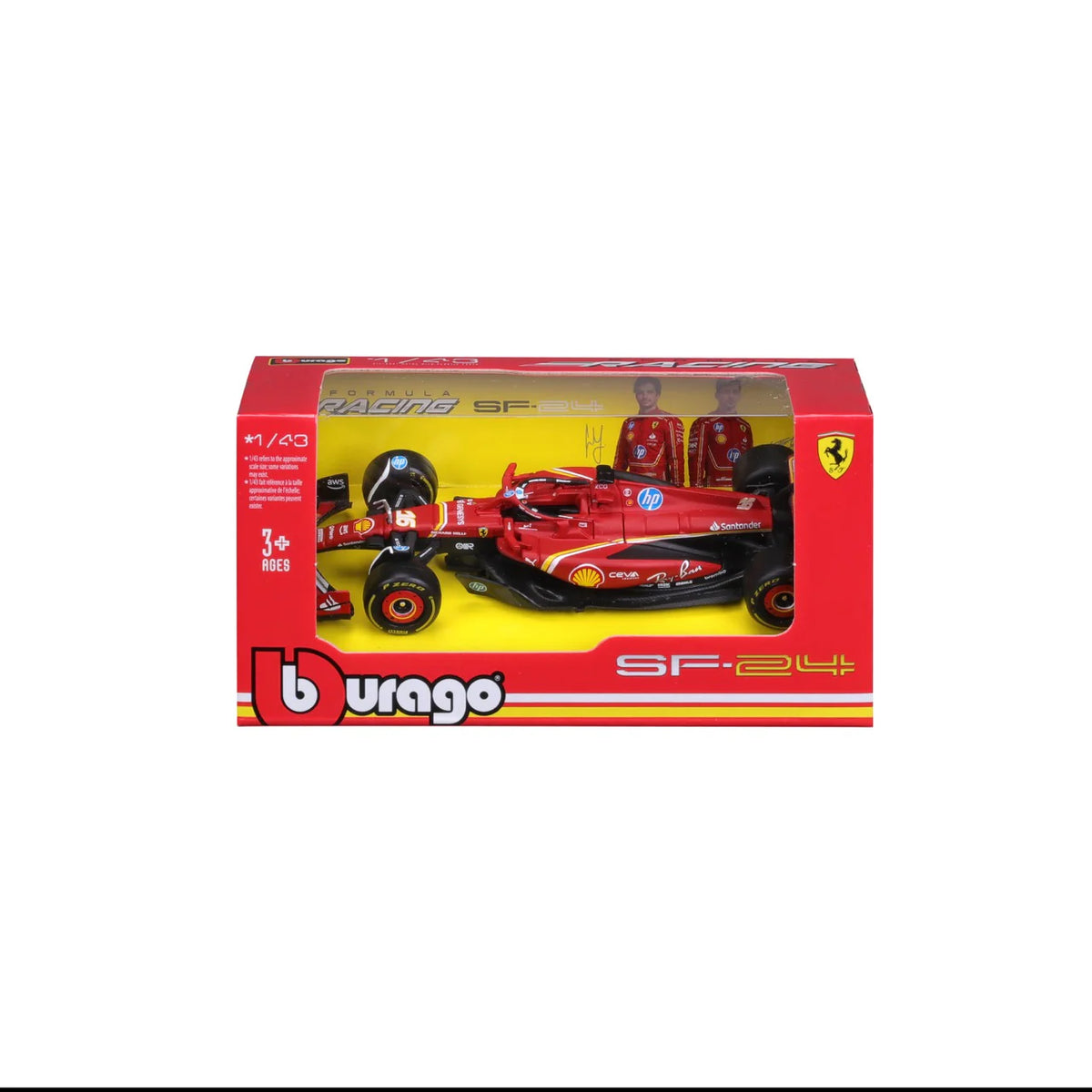 Miniatura Ferrari SF-24 #55 1:43 (Bburago)