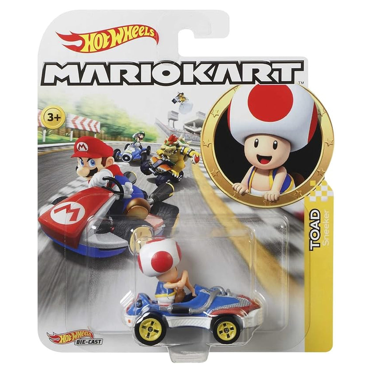 Toad Snekart - Hot Wheels/Mario Kart