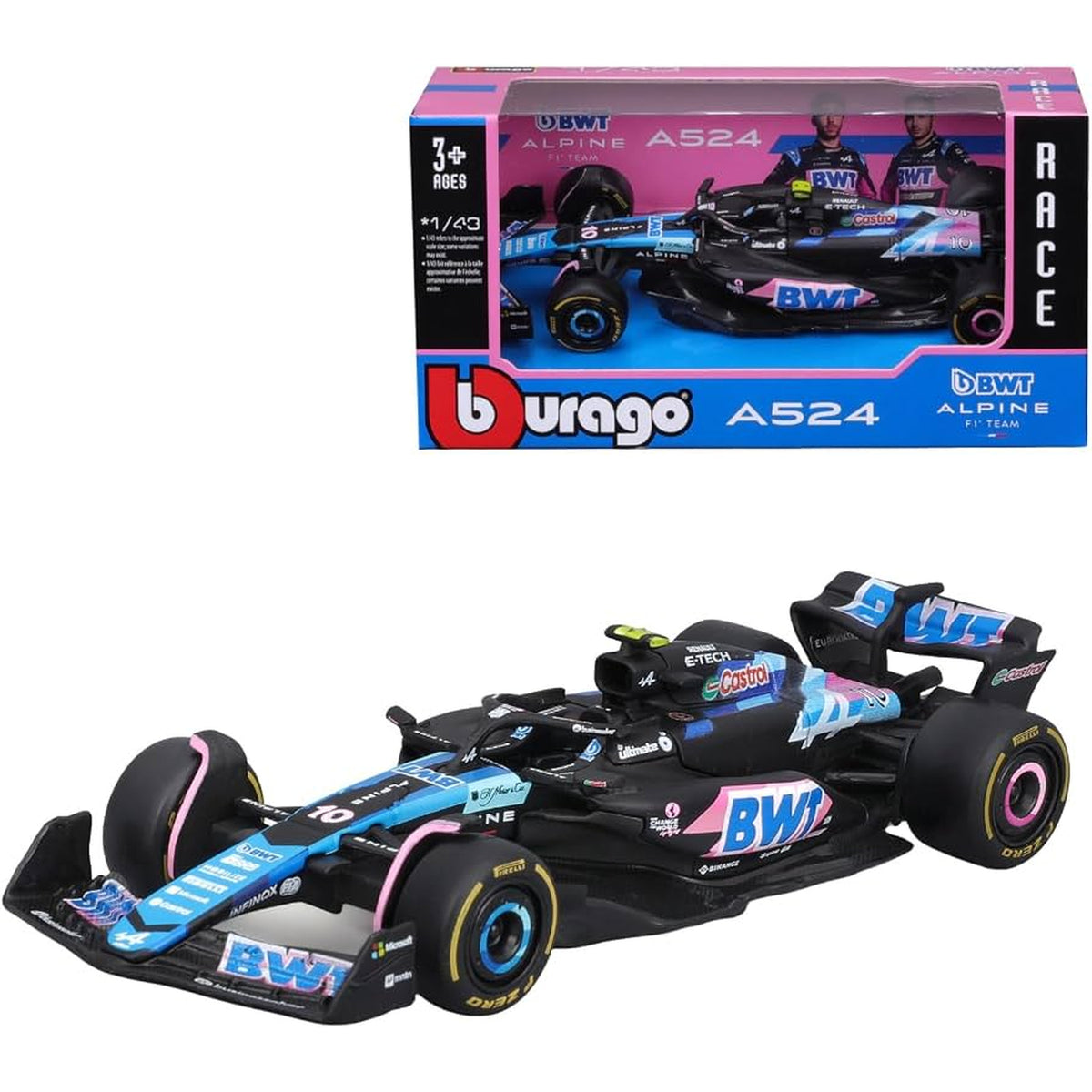 Alpine A524 Pierre Gasly GP Japón 2024 – Escala 1:43