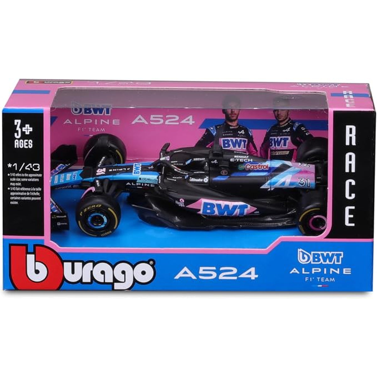 Alpine A524 Esteban Ocon GP Japón 2024 – Escala 1:43