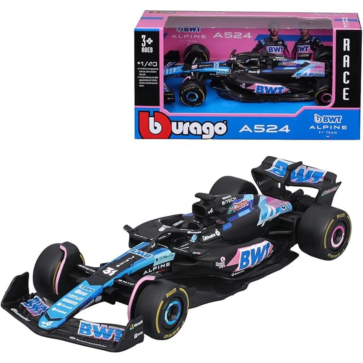 Alpine A524 Esteban Ocon GP Japón 2024 – Escala 1:43