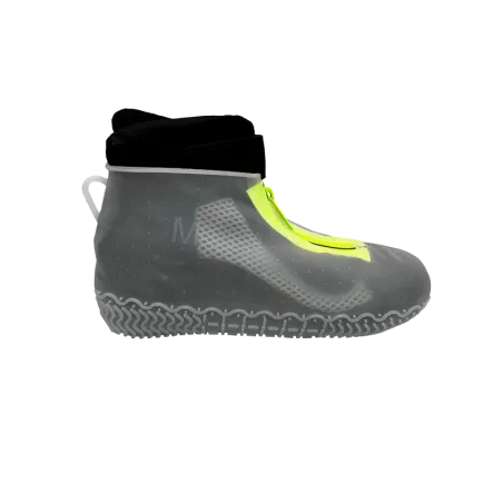 Cubrezapatos transparente de silicona para la lluvia