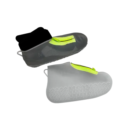 Cubrezapatos transparente de silicona para la lluvia