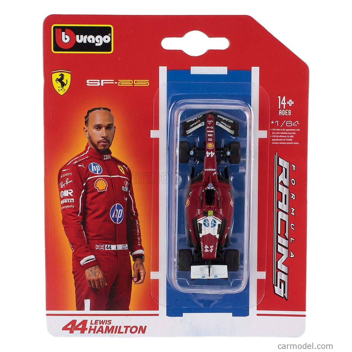 Ferrari SF-25 Lewis Hamilton 2025 – Escala 1:64