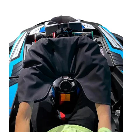 Funda para el volante con protector de manos BOX'S