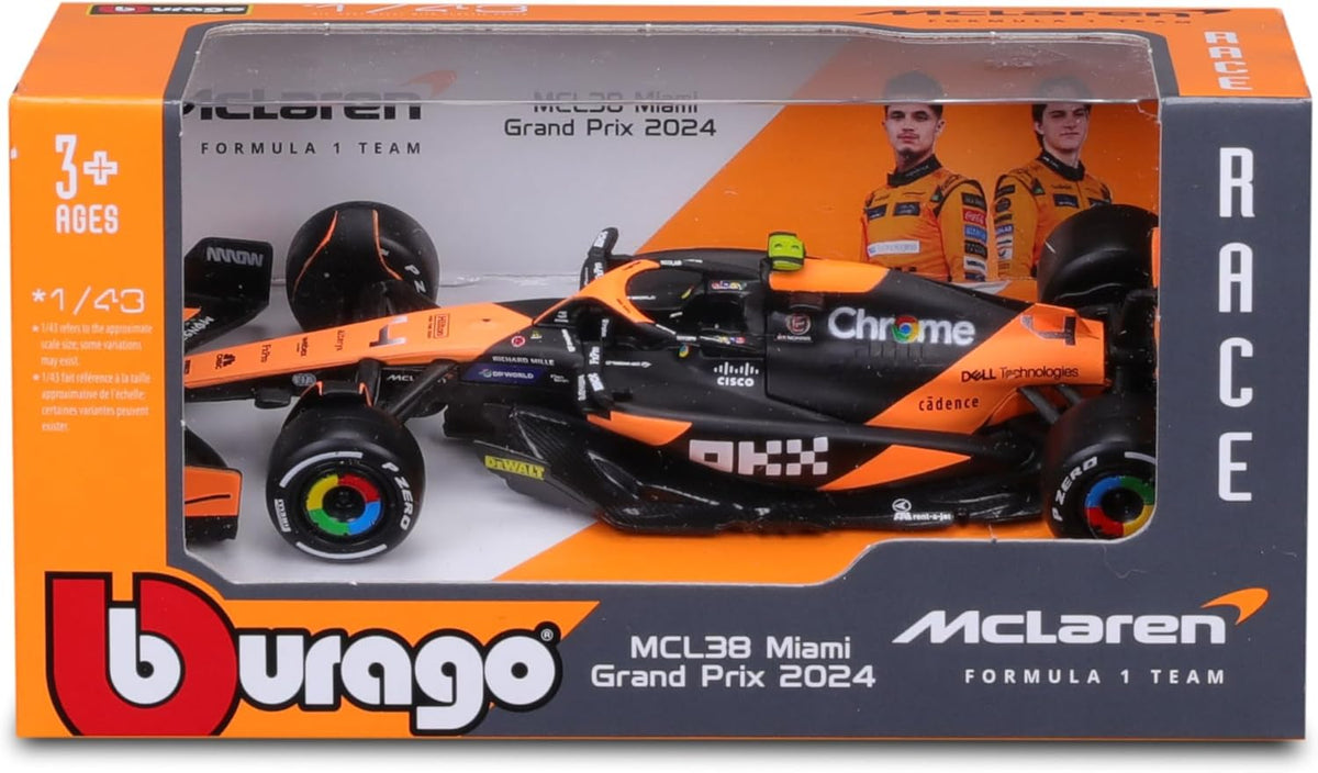 Miniatura McLaren MCL38 #4 2024 1:43 (Bburago)