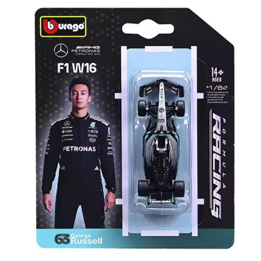 Mercedes-AMG F1 W16 Russell 2025 – Escala 1:64