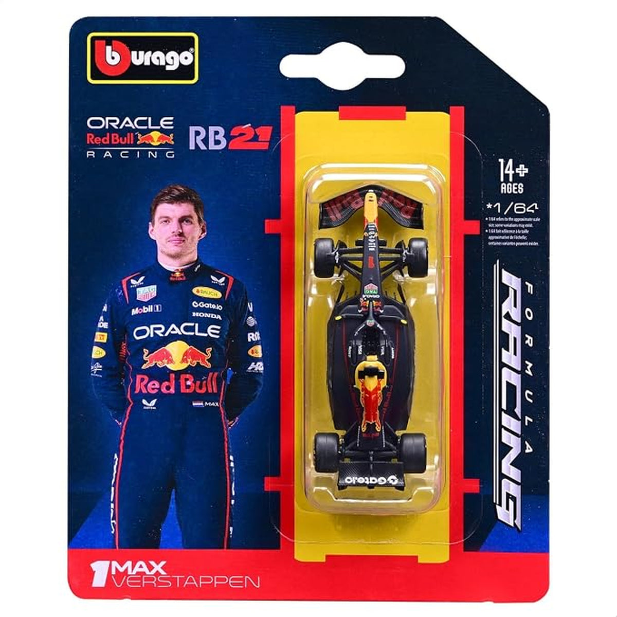 Red Bull Racing RB21 Max Verstappen 2025 – Escala 1:64