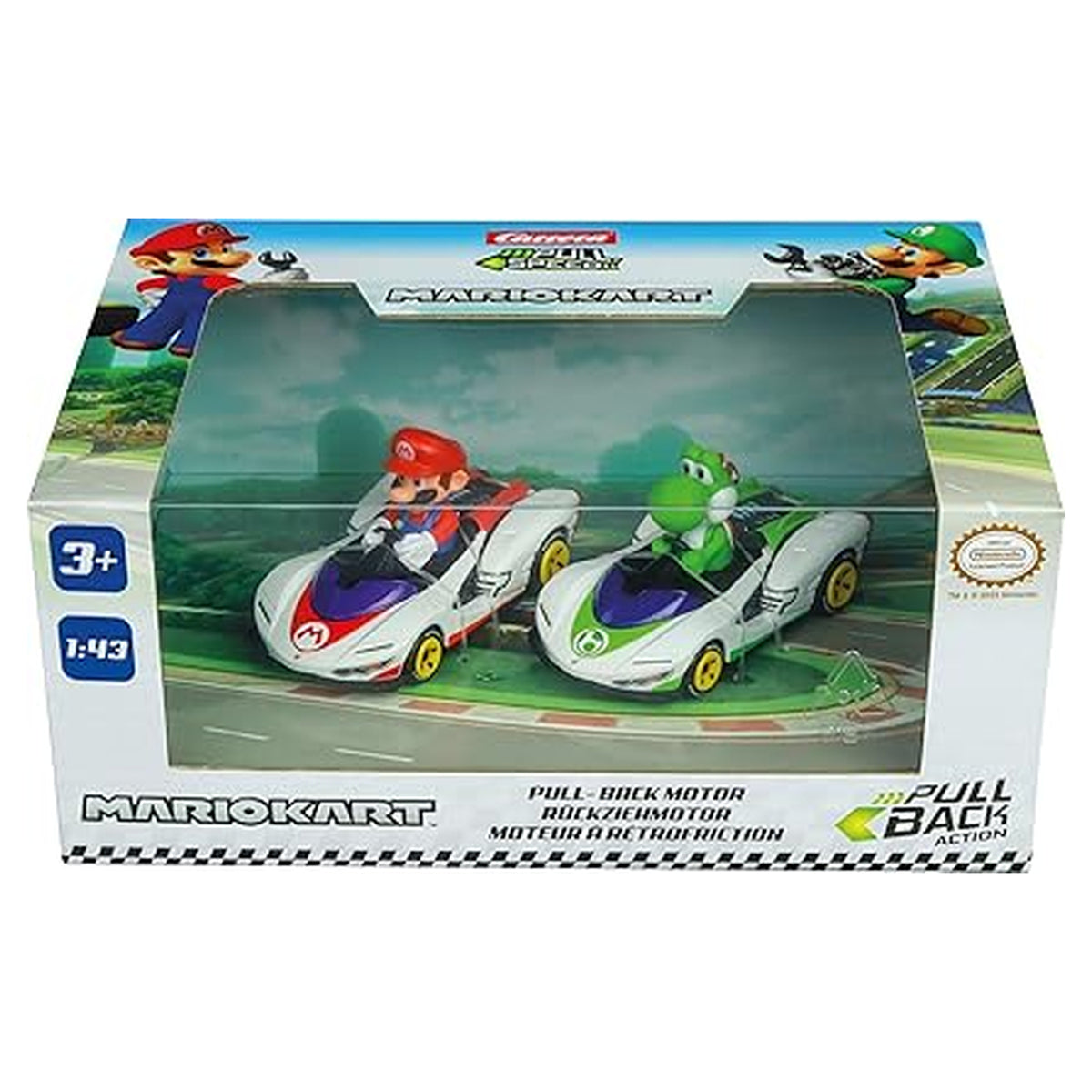 Pull & Speed Mario Kart P-Wing Twinpack