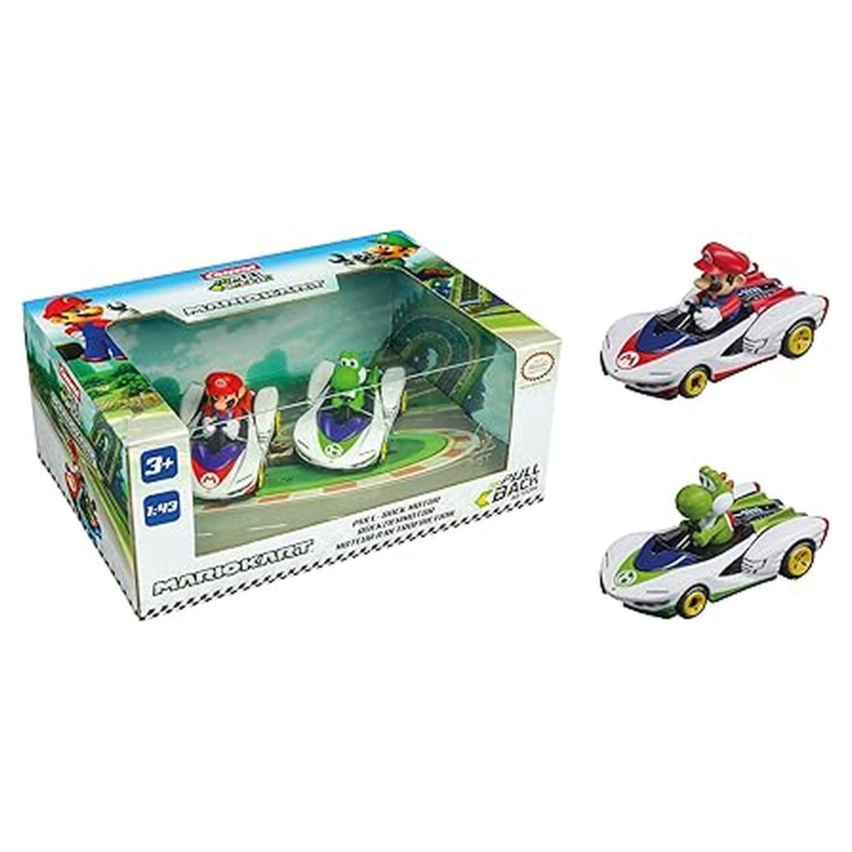 Pull & Speed Mario Kart P-Wing Twinpack