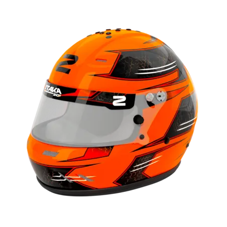 Casco Naranja ZAMP RZ-59 VOLTERA
